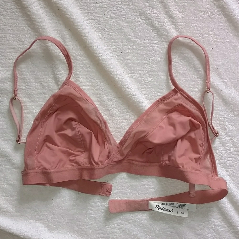 Mesh-Trimmed Michele Bralette